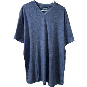 Escapism New York Mens Size XL V-Neck Short Sleeve Tee T-Shirt Navy NEW **READ**